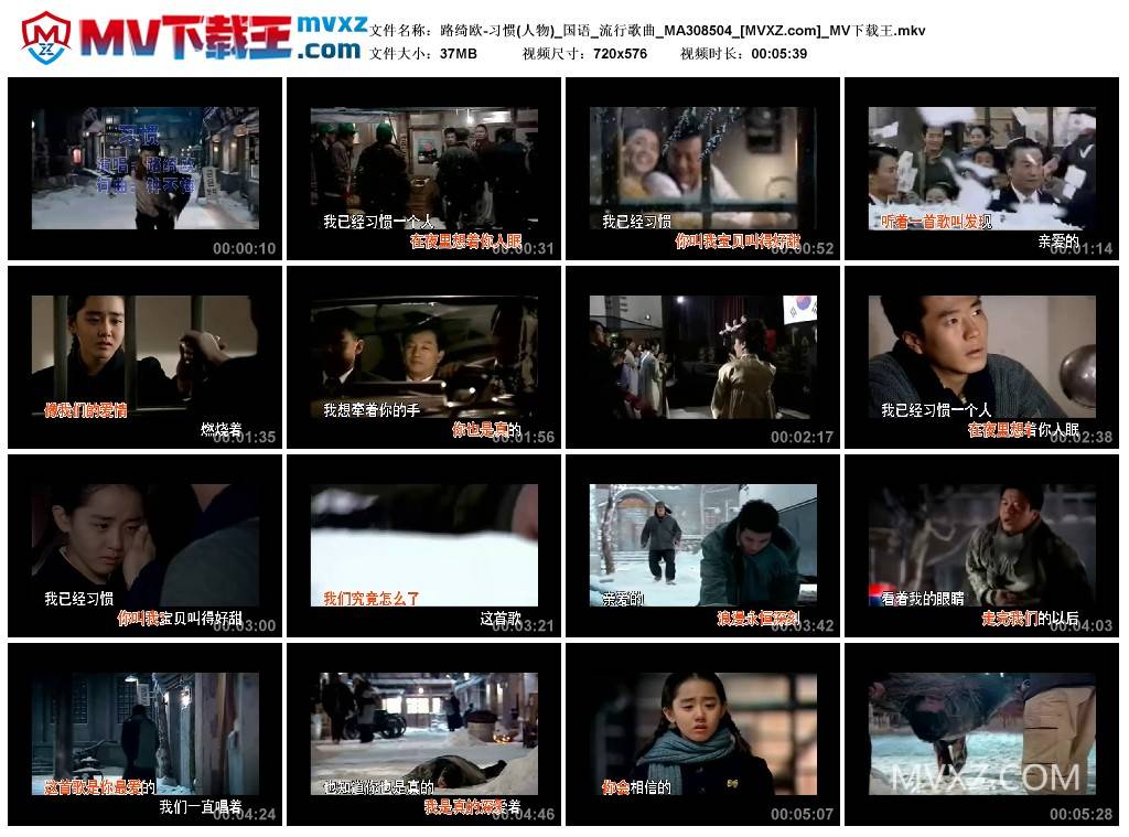 路绮欧-习惯(人物)_国语_流行歌曲_MA308504